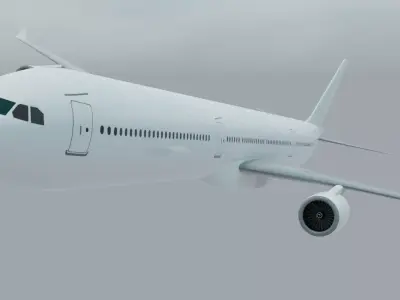 Airbus A340 3D model