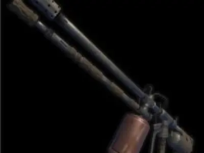 Flamethrower grenade launcher 3D model
