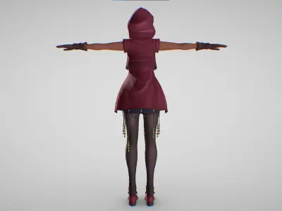 Mariah - Jojo Bizarre Adventure - Diamond Records Low-poly 3D model