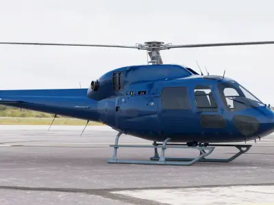 Helicopter Airbus Eurocopter AS355 Ecureuil II Twin Engine 3D model