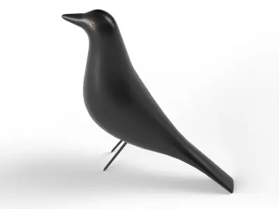 Bird Decoration Low-poly 3D model