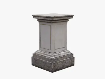 Square Pedestal 3D model