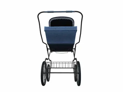 Baby stroller 08 3D model
