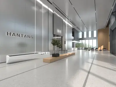 Lobby Hall Foyer Office 3D model purchase