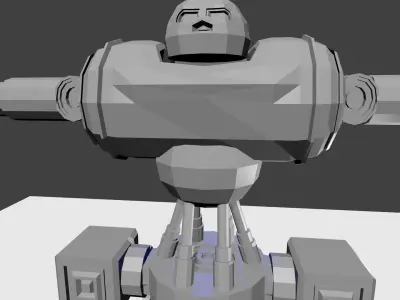 Battle-Mech robot Free 3D model