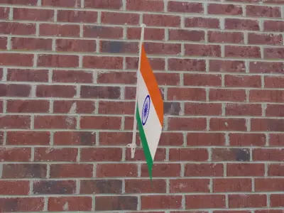 Flag of India 3D model purchase
