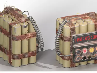 Dynamite 13 3D model