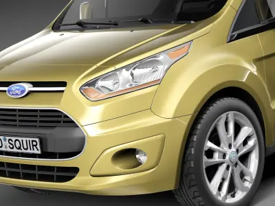 Ford Transit Connect wagon 2014 3D model