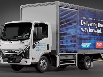2025 Isuzu N-Series EV Van Truck 3D model
