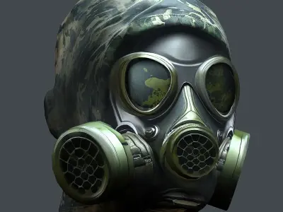 Helmet 3d model military combat Military Low-poly Low-poly 3D model 53