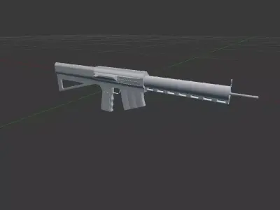 Generic Rifle - No textture 3D model