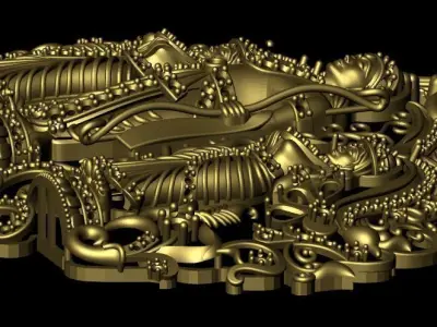 temple jewellery 3D print model purchase