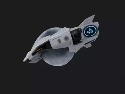 Jet Plane 3D Model 3D model