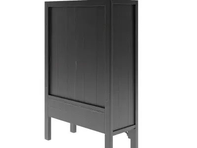 Chinese Antique Cabinet Low-poly 3D model