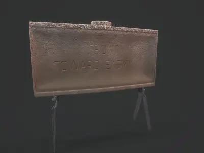 Claymore Grenade - Models and Textures Low-poly Low-poly 3D model