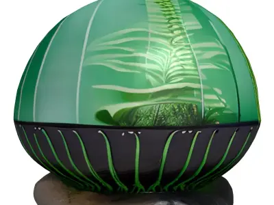 Futuristic Terrarium Biosphere Model 3D model