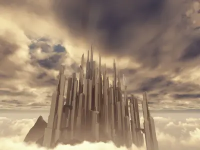 God Medieval Castle 3D model