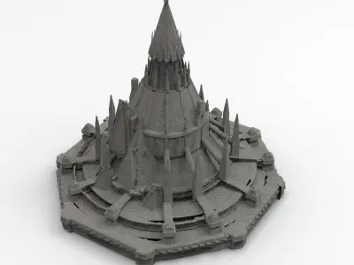 Arch Magician Tower Palace 13  3D model