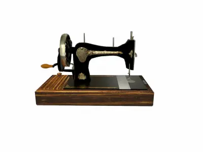 Singer 15CD Sewing Machine Low-poly 3D model