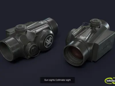 Accessories for weapons 3D Model Pack