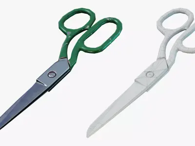 Scissors Tailor Low-poly 3D model
