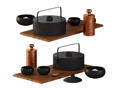 Tea Set 1 3D model