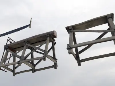 Table Saw Low-poly 3D model purchase