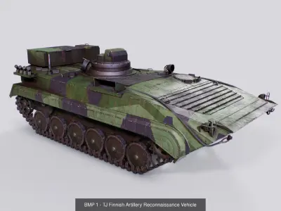 Finnish Tanks Collection 3D Model Pack