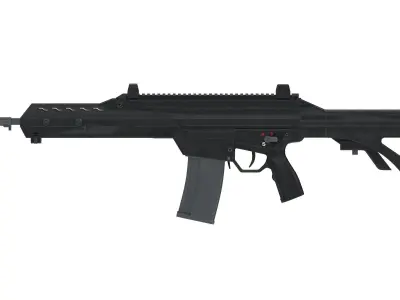 FX-05 Xiuhcoatl Low Poly PBR Realistic Low-poly 3D model