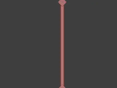 Aang Stick  Avatar The Last Airbender Low-poly 3D model
