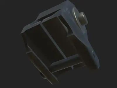Daniel Defense Rear Fixed Iron Sight Low-poly 3D model