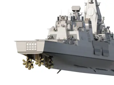 NUCLEAR POWERED CRUISER 3D model