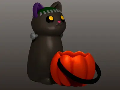 FrankenCat 3D print model
