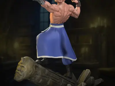 Fullmetal Alchemist Major Armstrong 3D print model