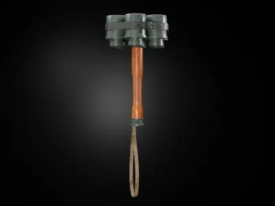 Old World War 2 Hand Anti-Tank Grenade 3D model