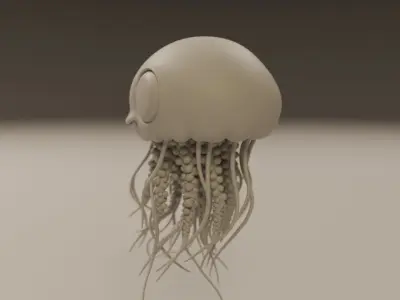 jellyfish 3D print model buy