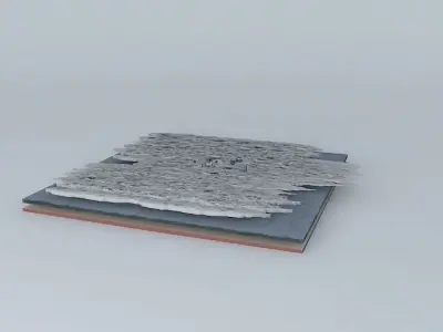 7Th SketchyDestruction meteor attack destruction part  Free 3D model