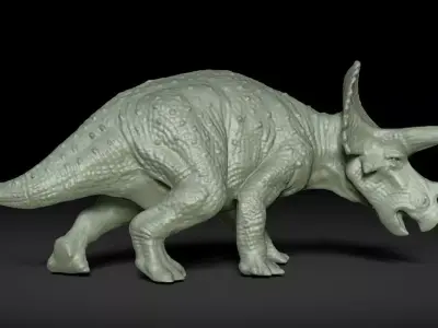 Triceratops Free 3D print model