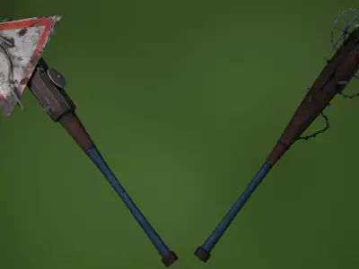 LOW POLY BATS PACK  Free low-poly 3D model