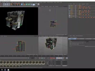 Age of Empires 2 HD Castle Free 3D model