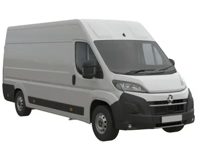 2024 Vauxhall Movano  L4H2 Detailed interior 3D model