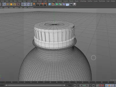 Plastic Bottle A 3D model