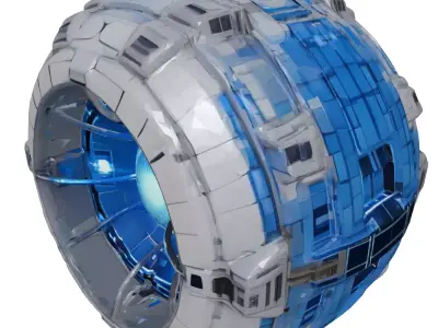 SciFi Energy Core Device 3D model purchase