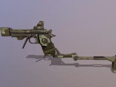 Makeshift Handgun 3D model