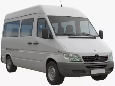 Mercedes-Benz Sprinter Classic Minibus MWB 3D model