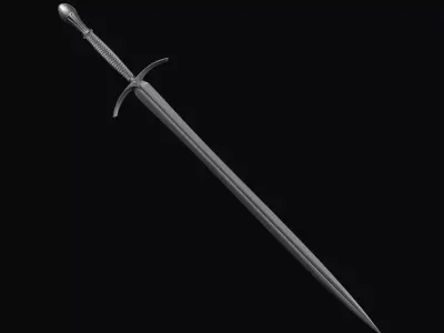 LOTR Sword Hipoly 3D model