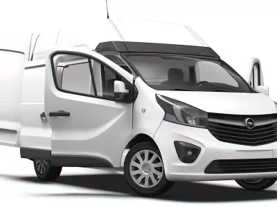 Opel Vivaro Van L1H2 HQInterior 2019 3D model