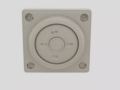 Industrial Machine Emergency Stop Button Housing for 3D print 3D model