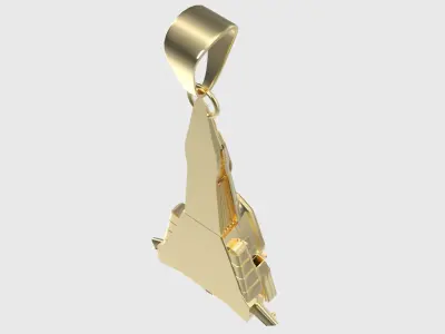  Space Ship v2 Pendant 
