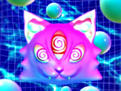 3 Eyed Cat 3D model